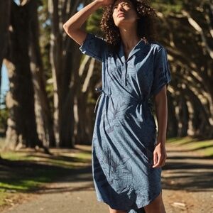 Stain Resistant, Lightweight, Cinch Waist, Short Sleeve Summer Dress